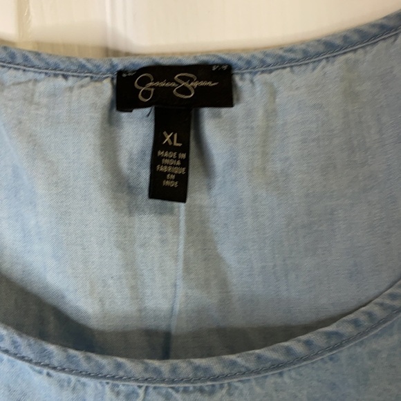 Jessica Simpson denim top - Picture 5 of 11